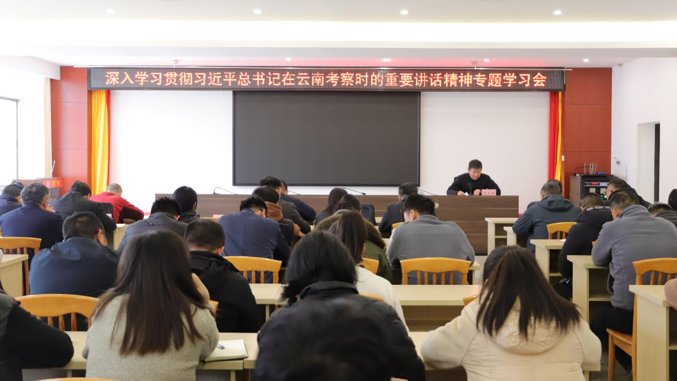 公司（院）黨委召開(kāi)深入學(xué)習(xí)貫徹習(xí)近平總書(shū)記在云南考察時(shí)的重要講話(huà)精神專(zhuān)題學(xué)習(xí)會(huì)